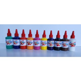 Kiddy Paint – Colour Set of 10 10 x 100ml