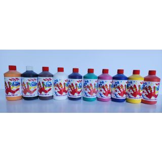 Kiddy Paint – Colour Set of 10 10 x 500ml